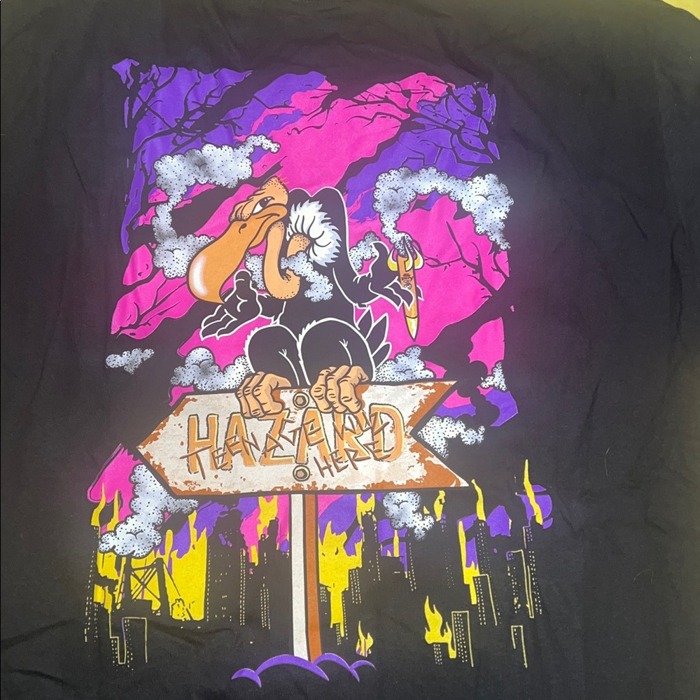 Teenage.  Buzzard. Hazard   Graphic T-shirt Design